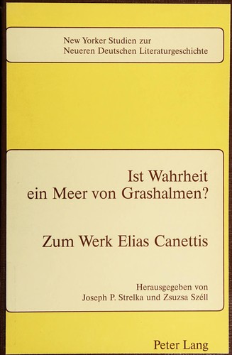 Cover for Ist Wahrheit ein Meer von Grashalmen?