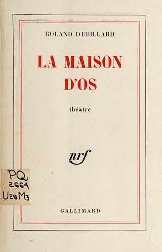 Cover for La maison d'os