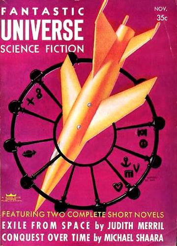 Cover for Fantastic Universe, November 1956