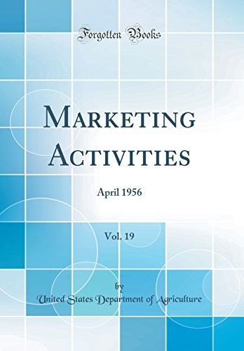 Cover for Marketing Activities, Vol. 19: April 1956 (Classic Reprint)