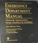 Cover for Emergency Department Manual