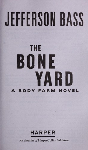 Cover for The bone yard