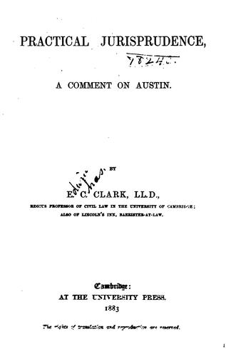 Cover for Practical jurisprudence