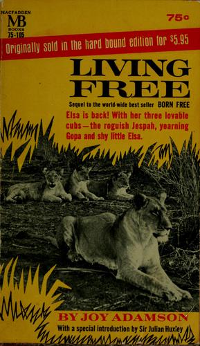 Cover for Living free