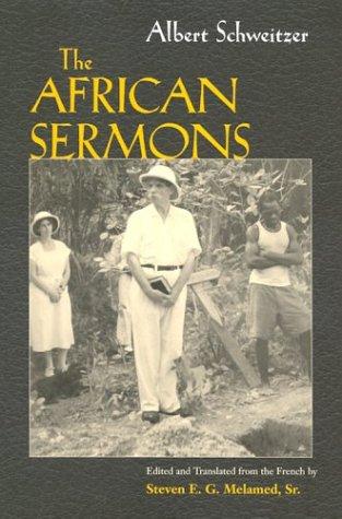 Cover for The African Sermons (The Albert Schweitzer Library)
