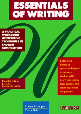 Cover for Essentials of writing