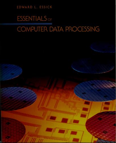 Cover for Essentials of computer data processing