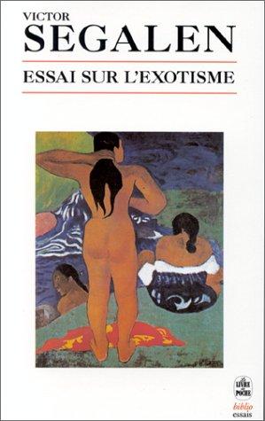 Cover for Essai sur l'exotisme