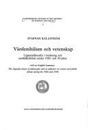 Cover for Värdenihilism och vetenskap