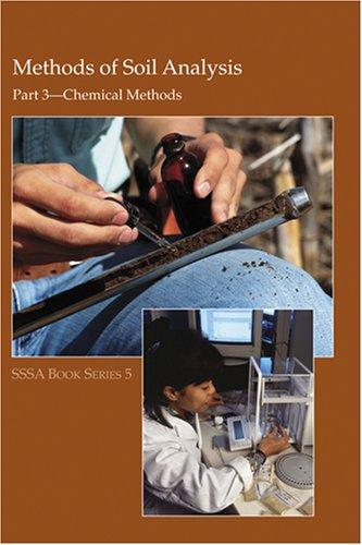 Cover for Methods of Soil Analysis. Part 3. Chemical Methods (Soil Science Society of America Book Series, No. 5)