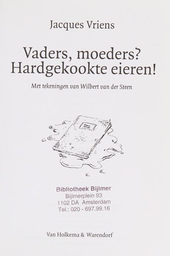 Cover for Vaders, moeders? Hardgekookte eieren!