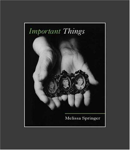 Cover for Important things