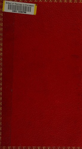 Cover for The life and morals of Jesus of Nazareth