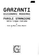 Cover for Parole straniere nella lingua italiana