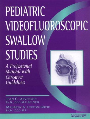Cover for Pediatric videofluoroscopic swallow studies