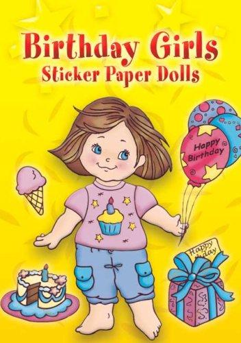 Cover for Birthday Girls Sticker Paper Dolls