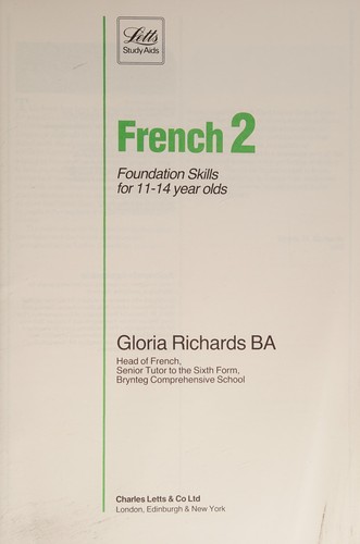 Cover for Foundation Skills (Letts Study Aid)