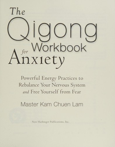 Cover for The qigong workbook for anxiety