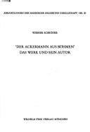 Cover for "Der Ackermann aus Böhmen"