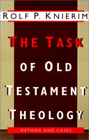 Cover for The task of Old Testament theology