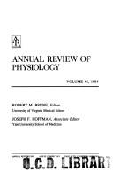 Cover for Annual Review of Physiology