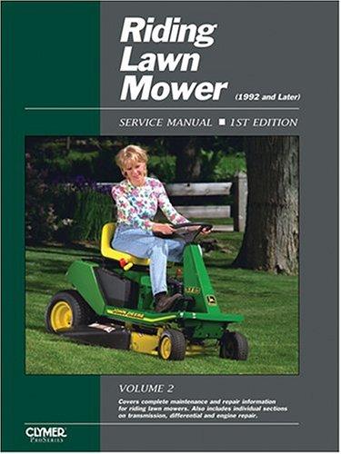 Cover for Riding Lawn Mower Service Manual