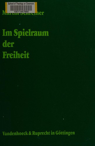 Cover for Im Spielraum der Freiheit
