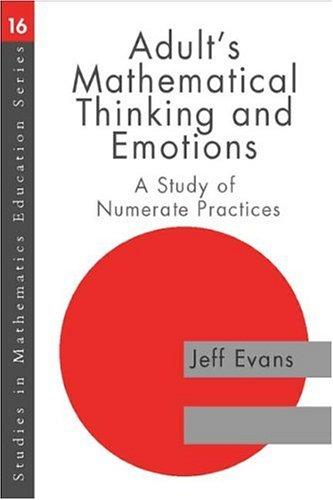 Cover for Adults Mathematical Thinking and Emotions
