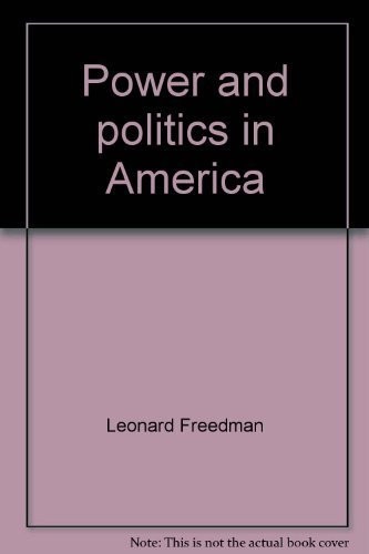 Cover for Power and politics in America