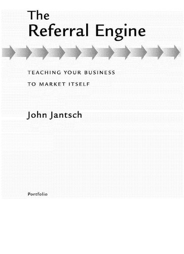 Cover for The referral engine