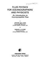 Cover for Fluid physics for oceanographers and physicists