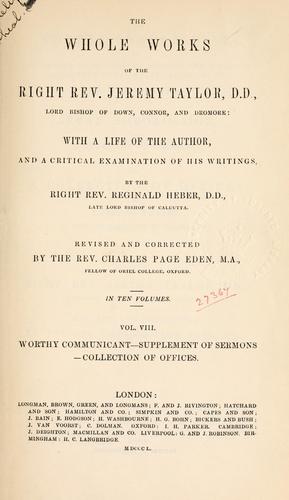 Cover for whole works