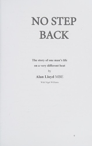 Cover for No Step Back