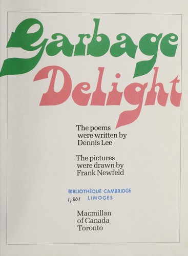 Cover for Garbage delight