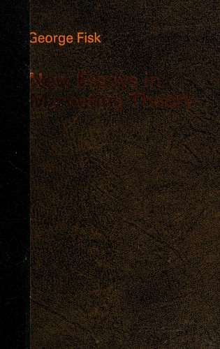 Cover for New essays in marketing theory.