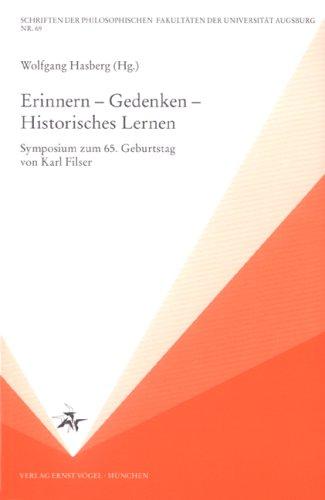 Cover for Erinnern, Gedenken, historisches Lernen