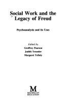 Cover for Social Work and the Legacy of Freud