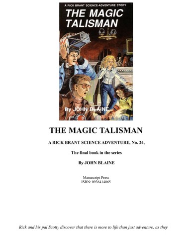 Cover for The magic talisman