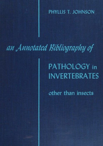 Cover for An annotated bibliography of pathology in invertebrates other than insects