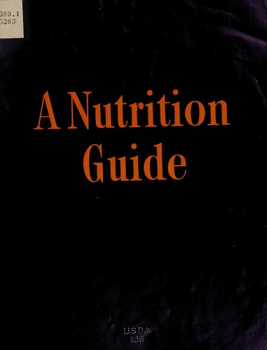 Cover for A nutrition guide