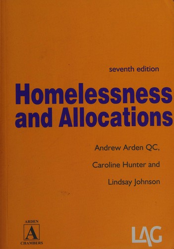Cover for Homelessness and allocations