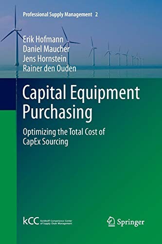 Cover for Capital Equipment Purchasing