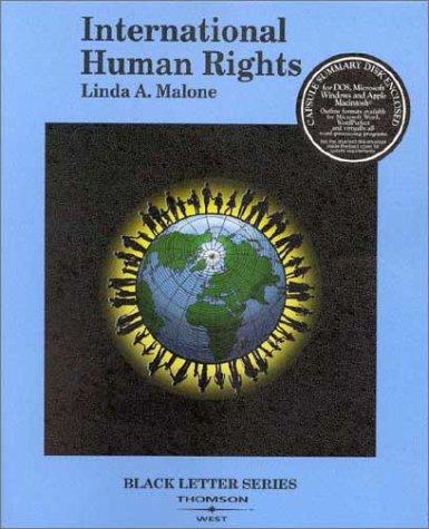 Cover for International Human Rights (Black Letter Series) (Black Letter Law)