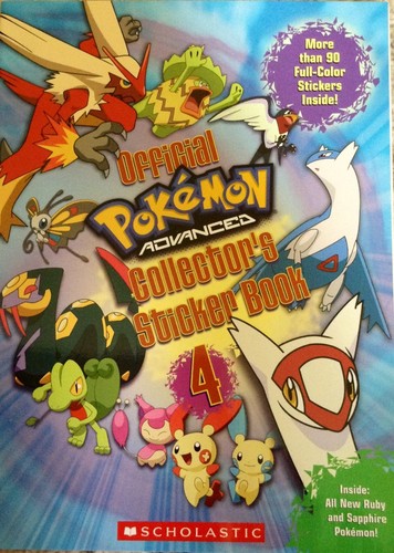 Cover for Official Pokemon Advanced Collectors Sticker Book