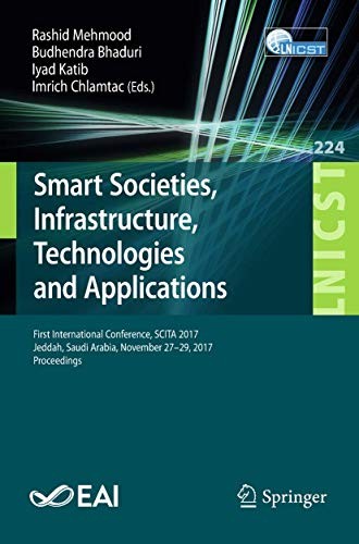 Cover for Smart Societies, Infrastructure, Technologies and Applications