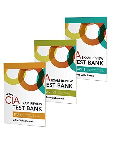 Cover for Wiley CIA Exam Review Test Bank 2021
