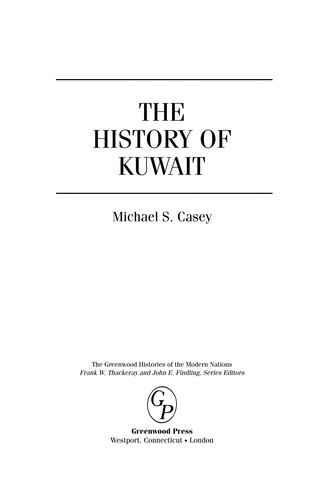 Cover for The history of kuwait