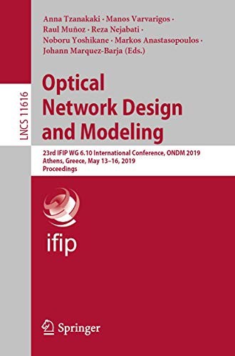 Cover for Optical Network Design and Modeling