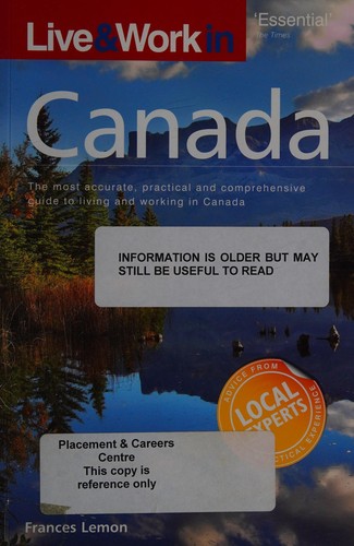 Cover for Live and Work in Canada