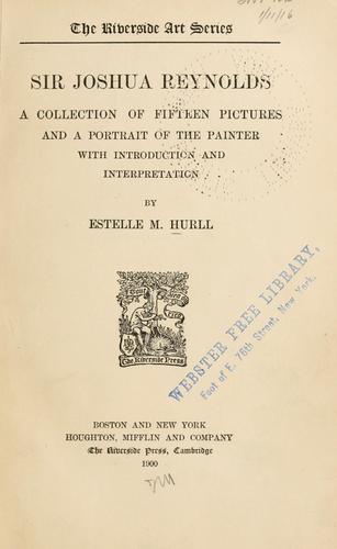 Cover for Sir Joshua Reynolds